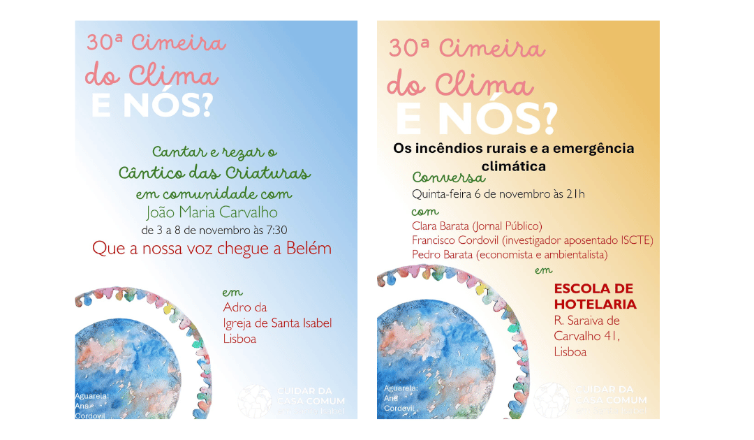 30ª Cimeira do Clima. E nós?